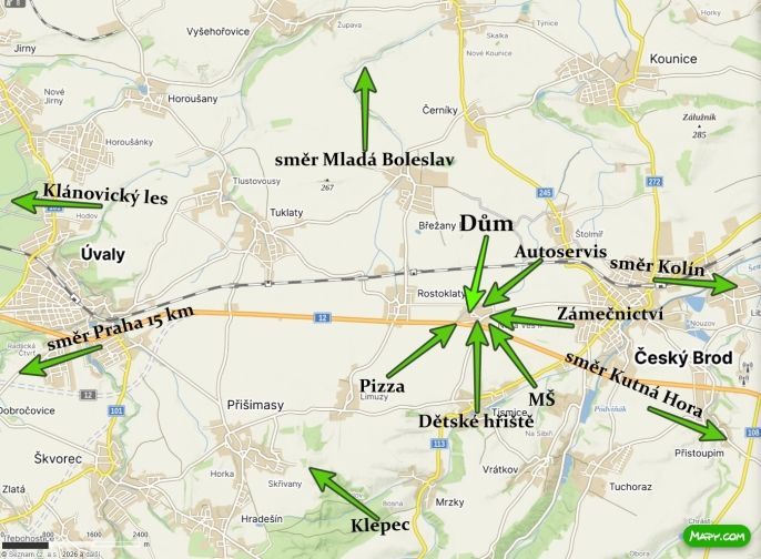 Prodej, Rodinný dům, Rostoklaty