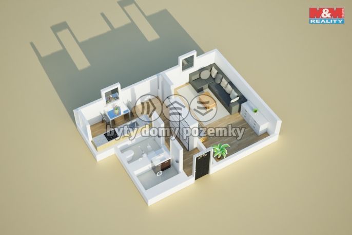 Prodej, Byt 1+1, Heřmanův Městec