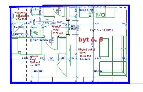 Pronájem, Byt 1+1, Mariánské Lázně