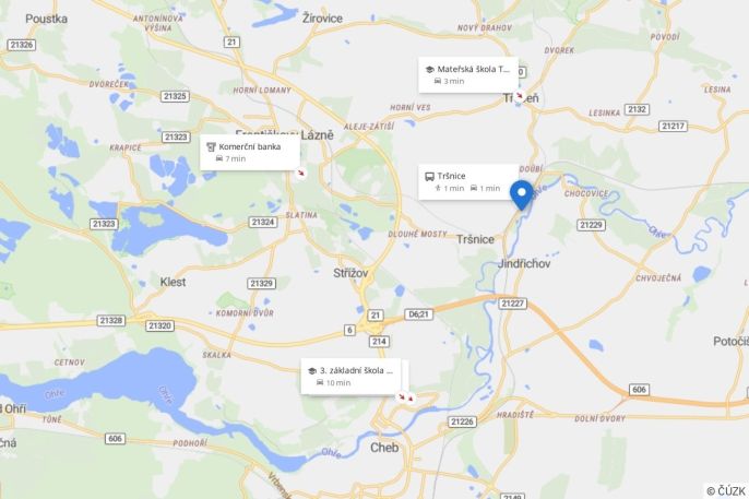 Pronájem, Byt 5+1 a větší, Cheb