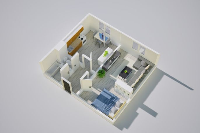 Prodej, Byt 1+1, Ústí nad Labem