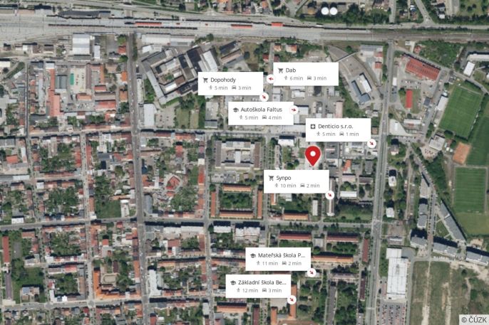 Pronájem, Byt 3+kk, Pardubice