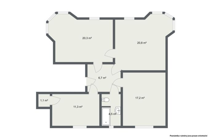 Prodej, Byt 3+1, Karlovy Vary