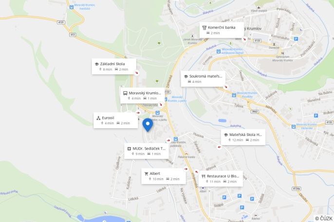 Prodej, Byt 3+kk, Moravský Krumlov