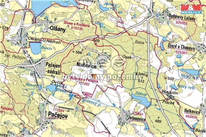 Prodej, Pole, Maňovice