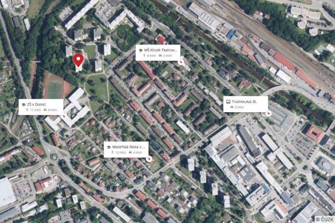 Pronájem, Byt 1+1, Trutnov