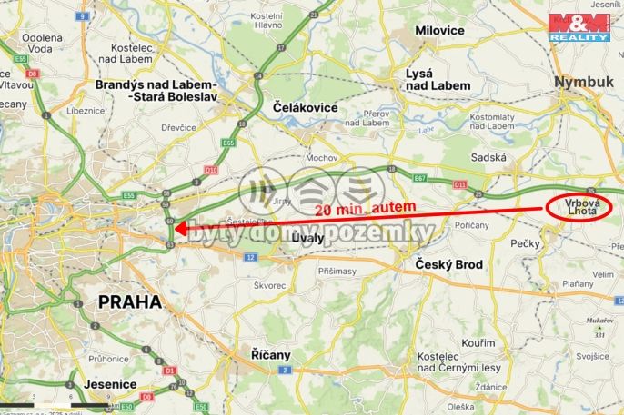 Prodej, Pozemek k bydlení, Vrbová Lhota