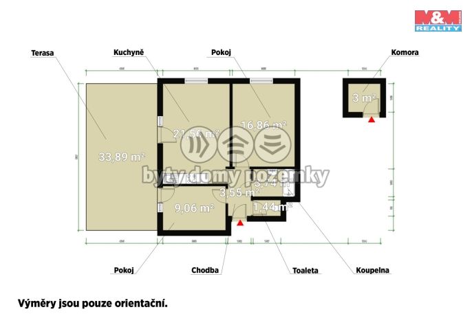 Prodej, Byt 3+kk, Plzeň