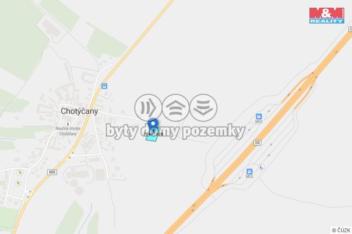 Prodej, Pozemek k bydlení, Chotýčany