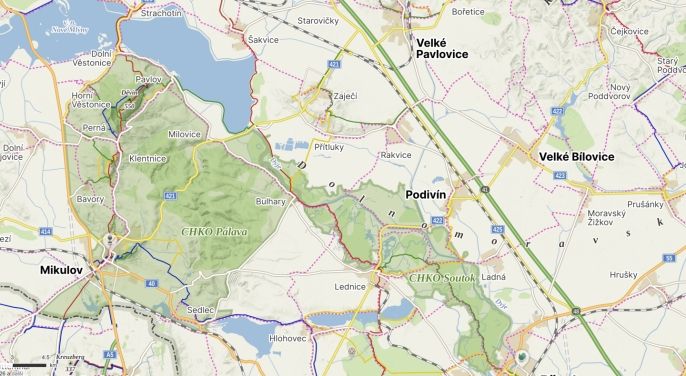 Prodej, Ovocný sad, Přítluky