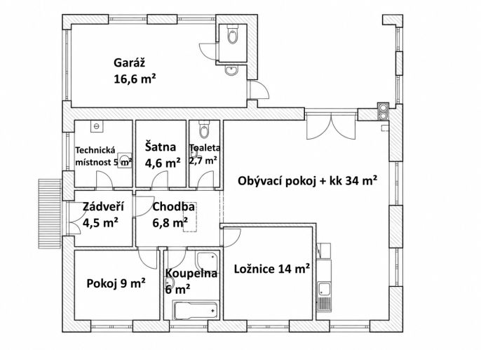 Prodej, Rodinný dům, Chleby