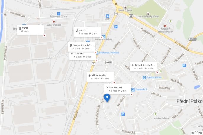 Pronájem, Byt 1+kk, Strakonice
