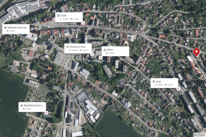 Pronájem, Byt 1+1, Vamberk