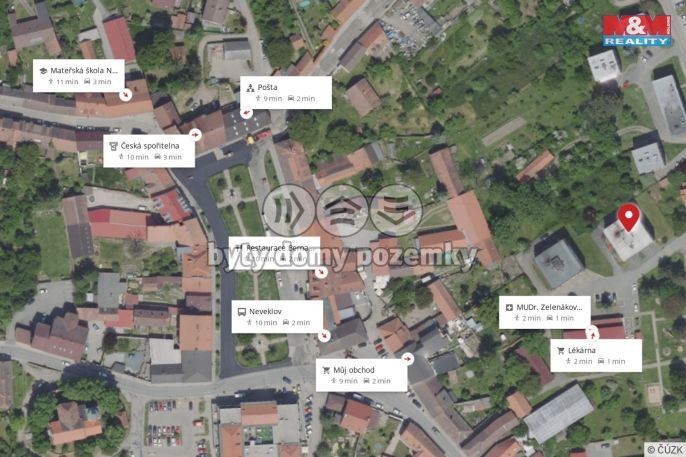 Prodej, Byt 3+1, Neveklov