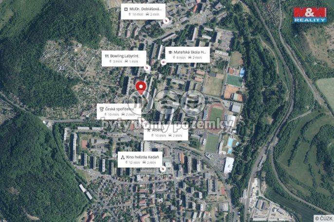 Prodej, Byt 3+1, Kadaň