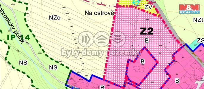 Prodej, Pozemek k bydlení, Dobronice u Bechyně