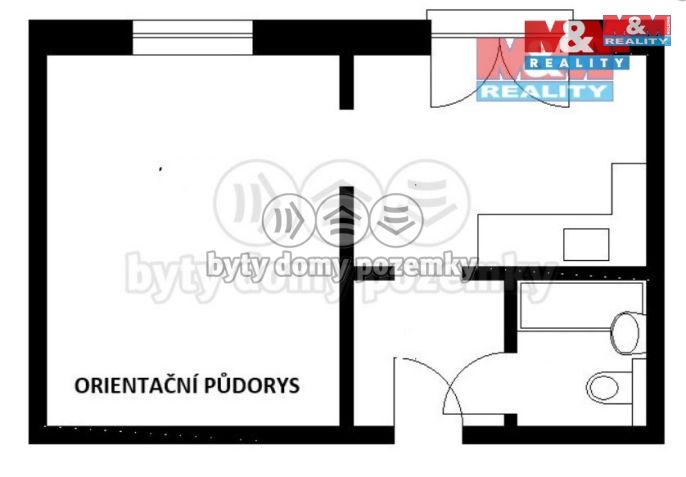 Pronájem, Byt 1+1, Ostrava