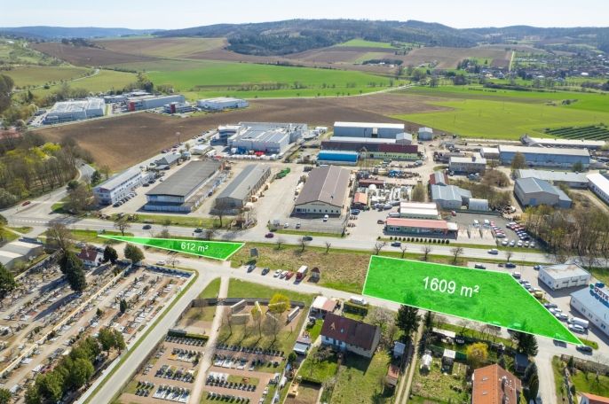 Prodej, Komerční pozemky, Kuřim