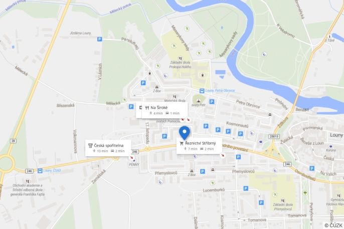 Pronájem, Byt 2+1, Louny