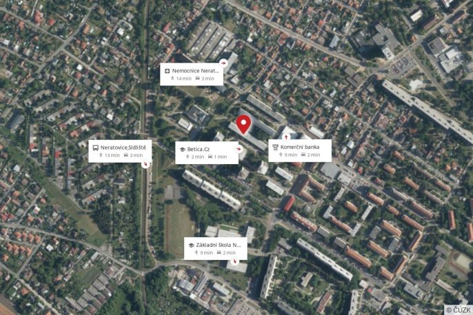 Pronájem, Byt 2+kk, Neratovice