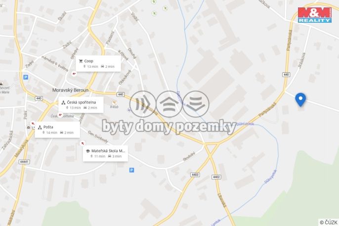 Pronájem, Byt 2+kk, Moravský Beroun