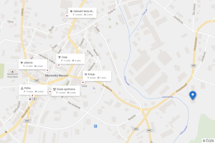 Pronájem, Byt 2+kk, Moravský Beroun