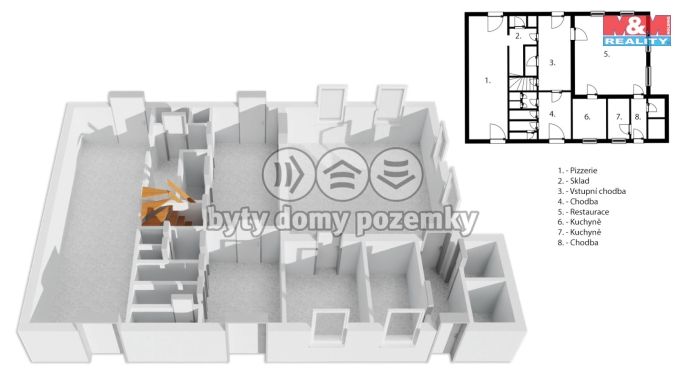 Prodej, Restaurace, stravování, Opatovice nad Labem