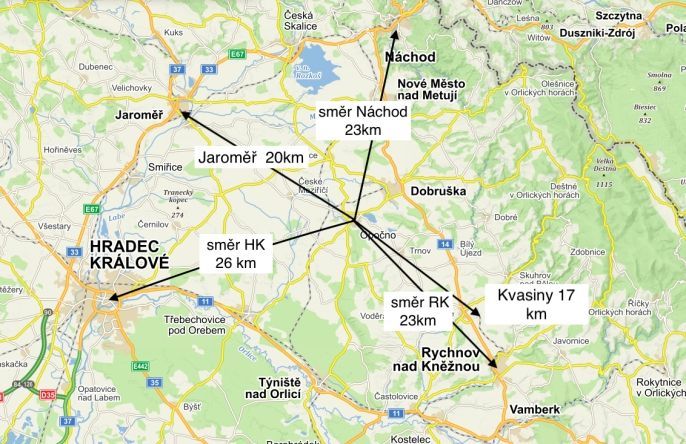 Pronájem, Byt 2+kk, Opočno