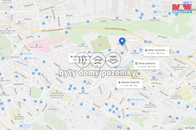 Pronájem, Byt 2+1, Sokolov