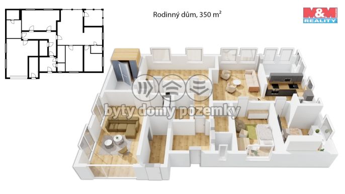 Prodej, Rodinný dům, Hradešín