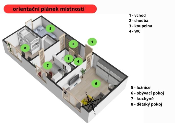 Prodej, Byt 3+1, Žďár nad Sázavou