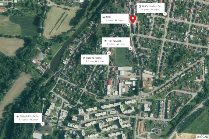 Pronájem, Byt 2+kk, Jindřichův Hradec
