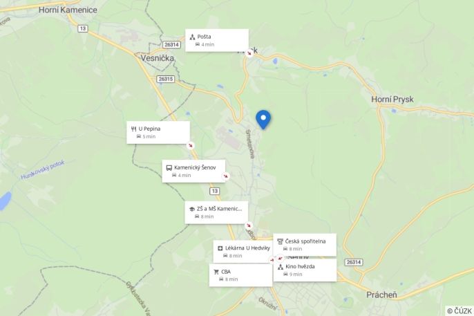 Prodej, Byt 1+1, Kamenický Šenov