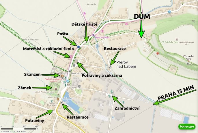 Prodej, Rodinný dům, Přerov nad Labem