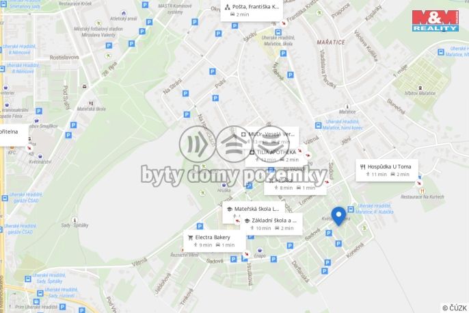 Pronájem, Byt 1+1, Uherské Hradiště