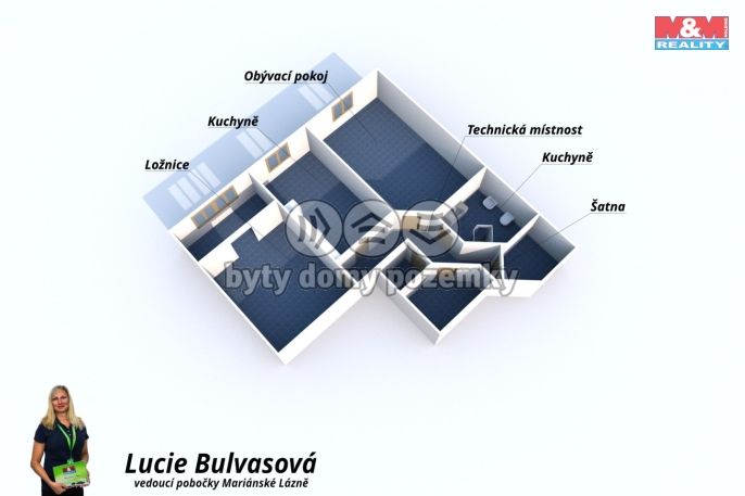 Prodej, Byt 2+1, Mariánské Lázně