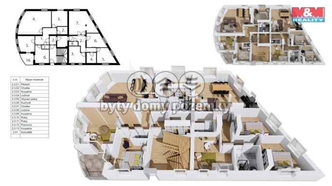 Prodej, Atypický byt, Praha