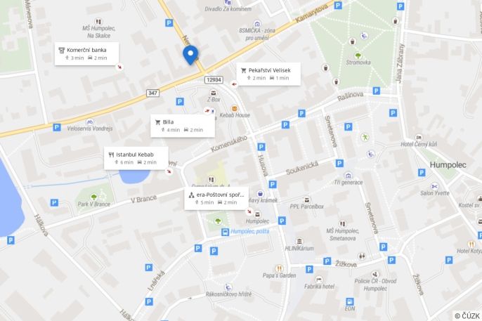 Pronájem, Obchod a služby, Humpolec