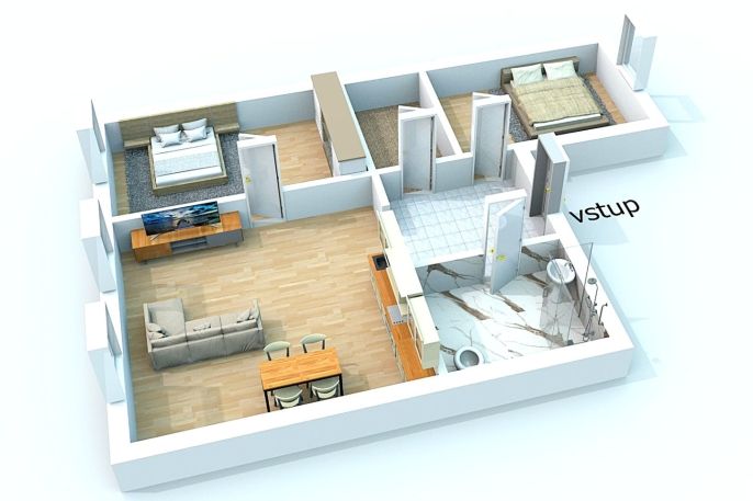 Prodej, Nájemní dům, Žleby