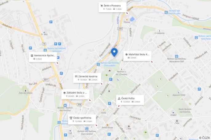 Pronájem, Byt 2+kk, Rychnov nad Kněžnou