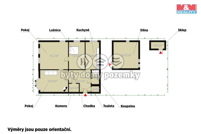 Prodej, Byt 3+1, Cheb