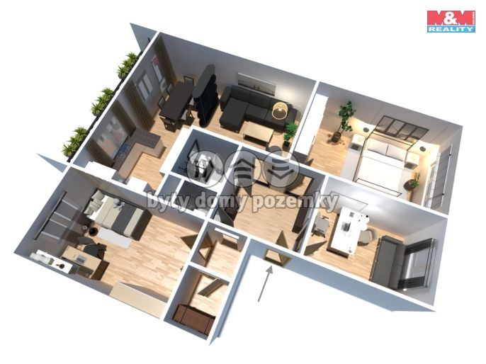 Prodej, Byt 4+1, Litvínov