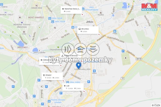 Pronájem, Byt 2+1, Jirkov