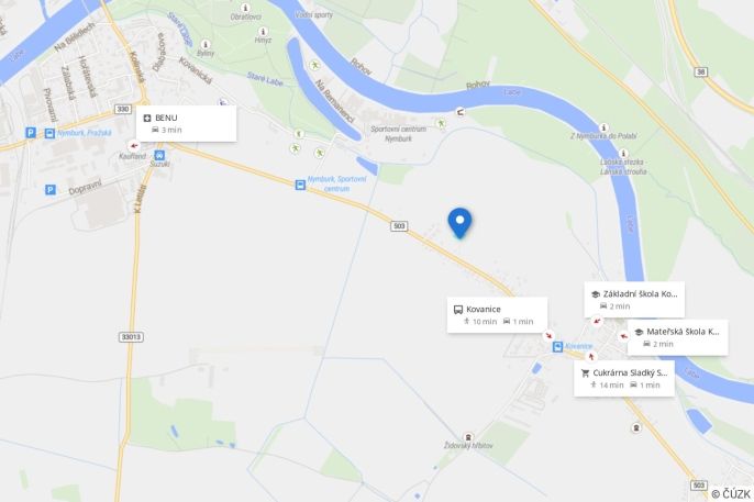 Prodej, Pozemek k bydlení, Kovanice