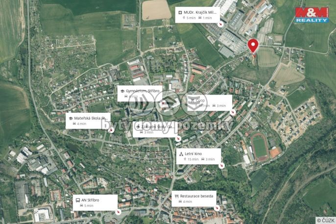 Prodej, Pozemek k bydlení, Stříbro