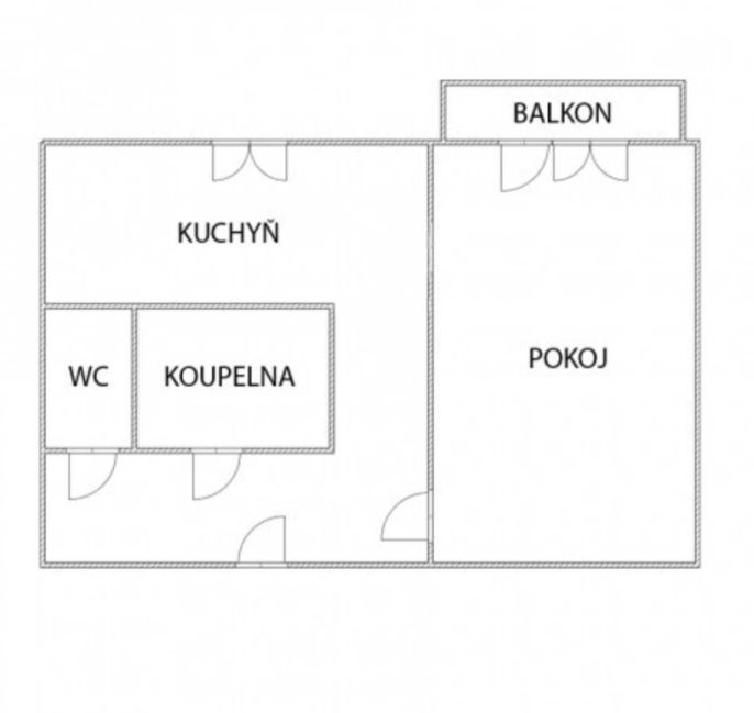 Prodej, Byt 1+1, Orlová