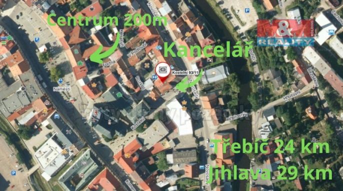 Pronájem, Kancelářský prostor, Velké Meziříčí