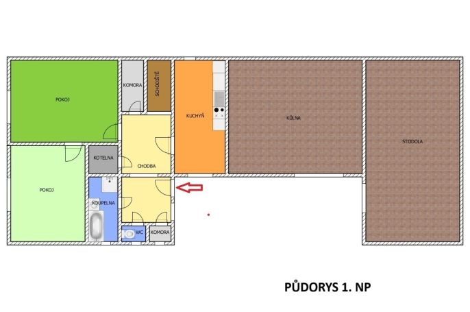 Prodej, Rodinný dům, Zbýšov