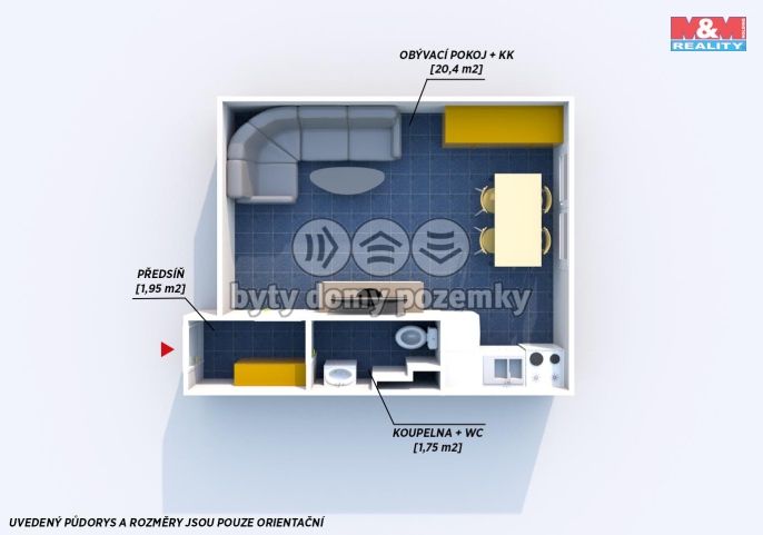 Prodej, Byt 1+kk, Plzeň