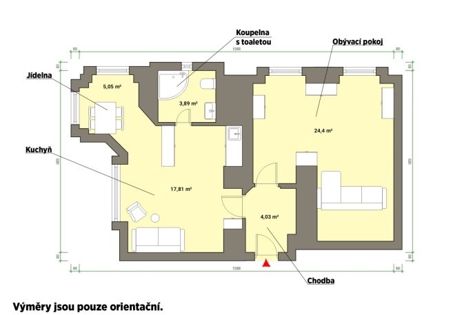 Prodej, Byt 2+kk, Karlovy Vary